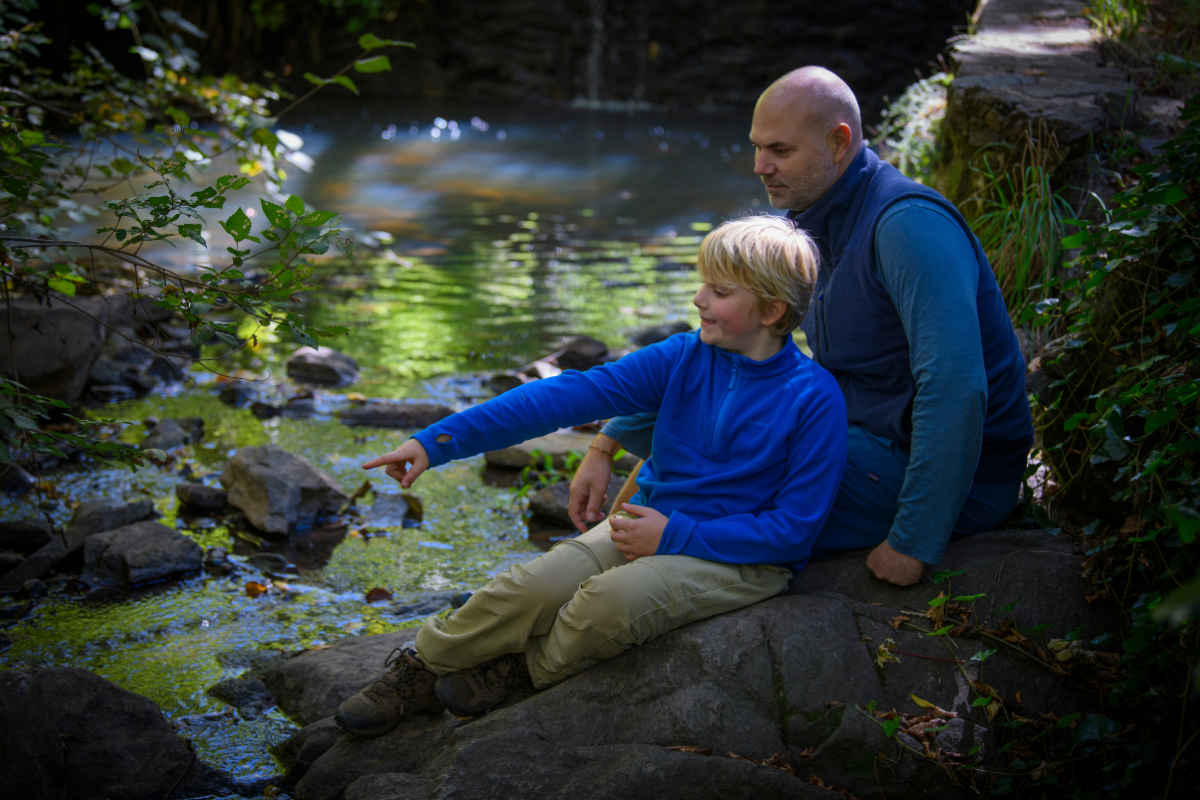 A peaceful moment outdoors at Woodhouse