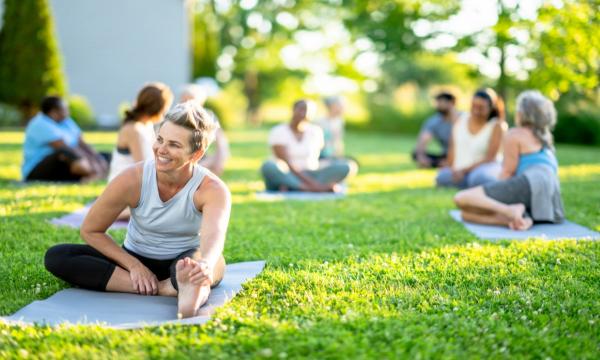 Nature-based workplace wellbeing experience at Woodhouse