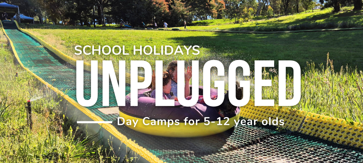 School Holidays UNPLUGGED button 2